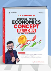 CA Foundation Micro Economics Concept Builder Book by CA Hardik Manchanda